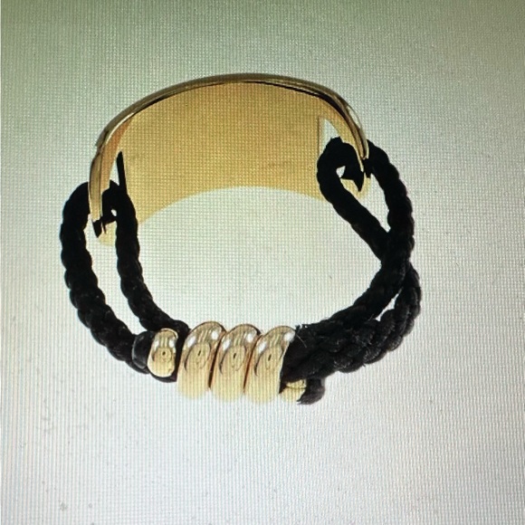 CHRISTIAN DIOR GOURMETTE BLACK string ring - Picture 4 of 4